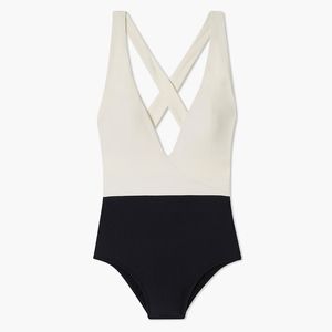 Summersalt Deep Dive White/Black Sz 10 NWT